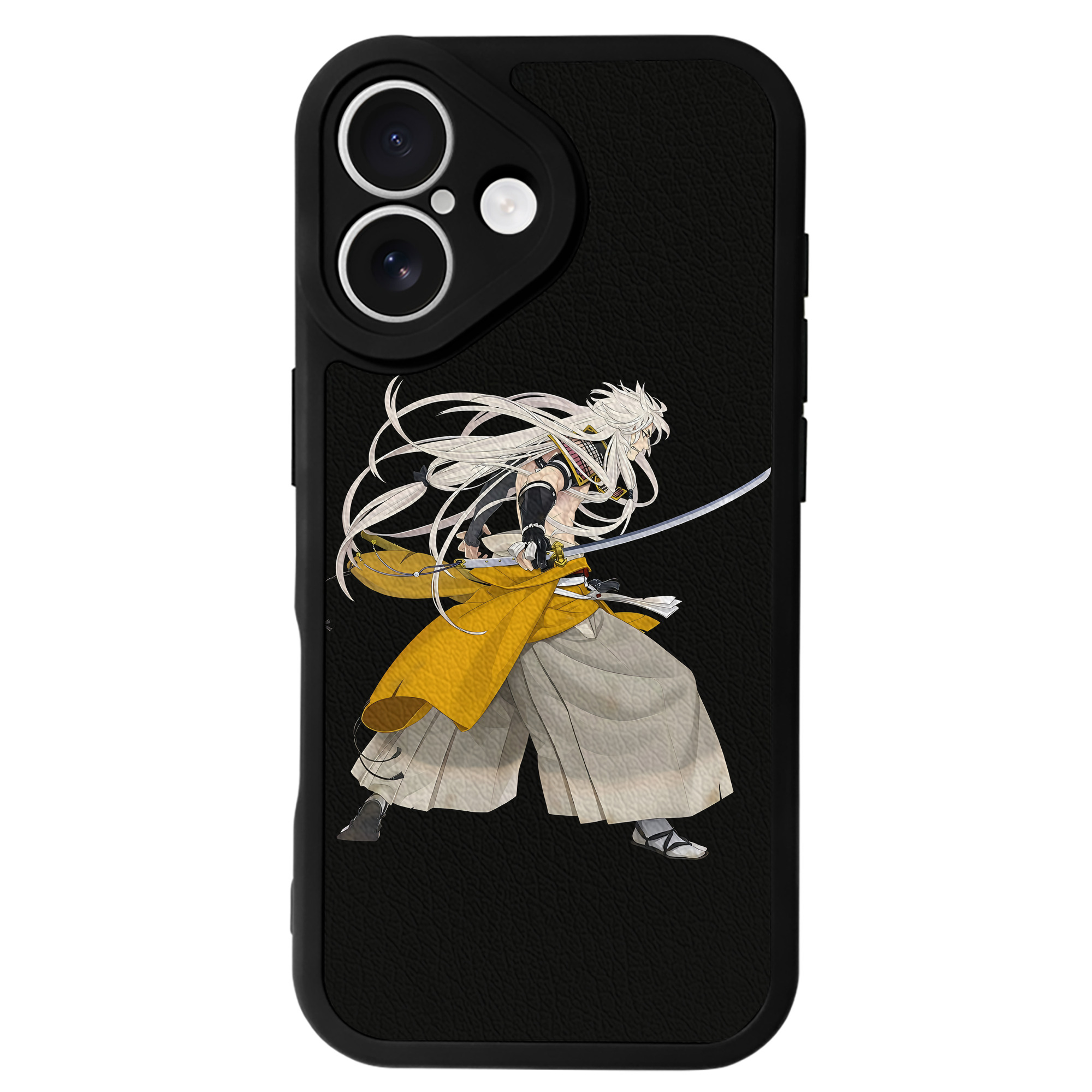 （画像用） 刀剣乱舞 Touken Ranbu 【iPhone 16シリーズ対応】シリコンスマホケース（レザー調） 材質：シリコン
